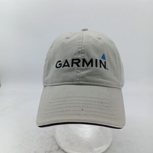 Garmin Mens Khaki Baseball Cap Hat Adjustable Well Take You There Visage Inc #5